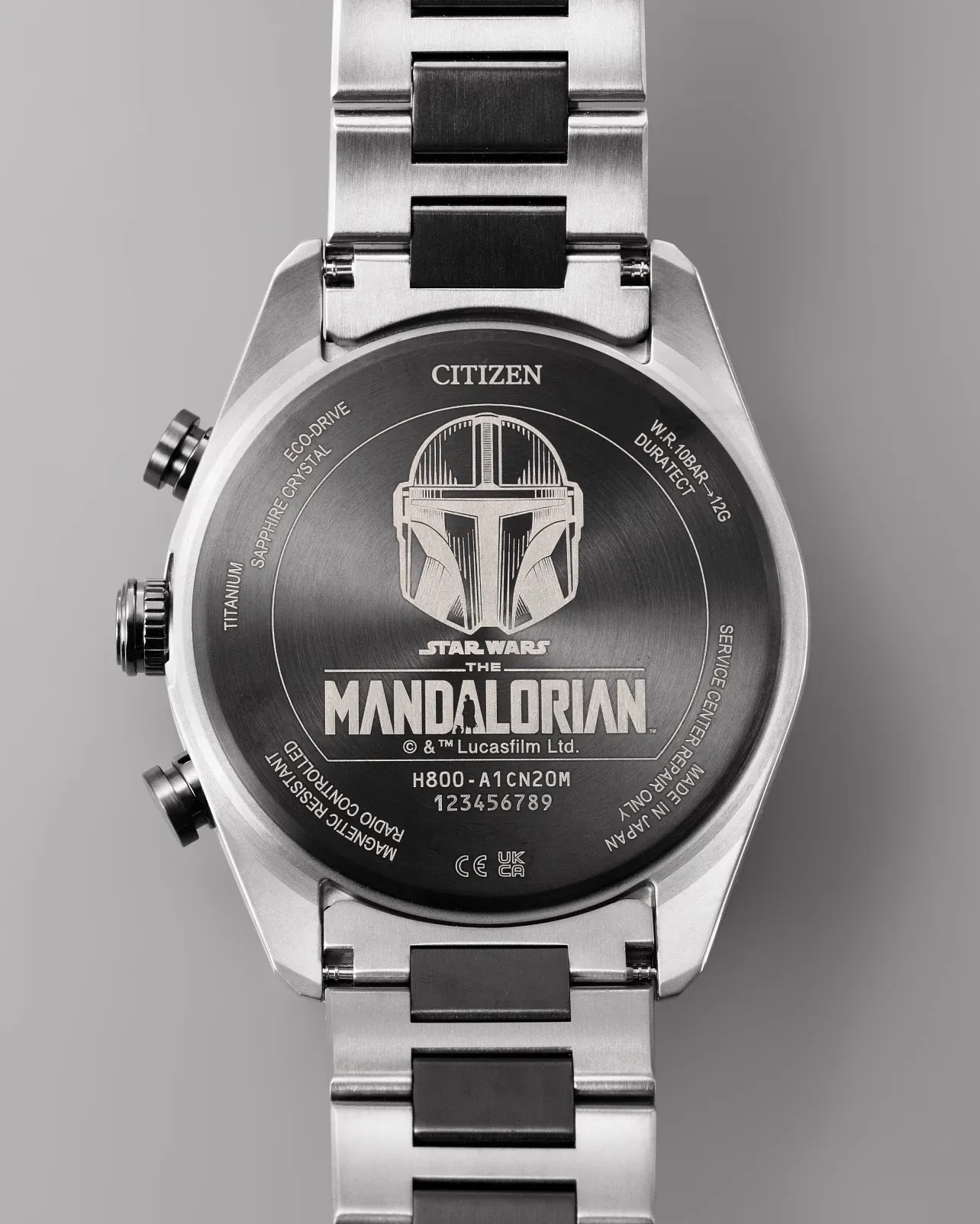 ATTESA Mandalorian Beskar Black Dial Super Titanium with DLC